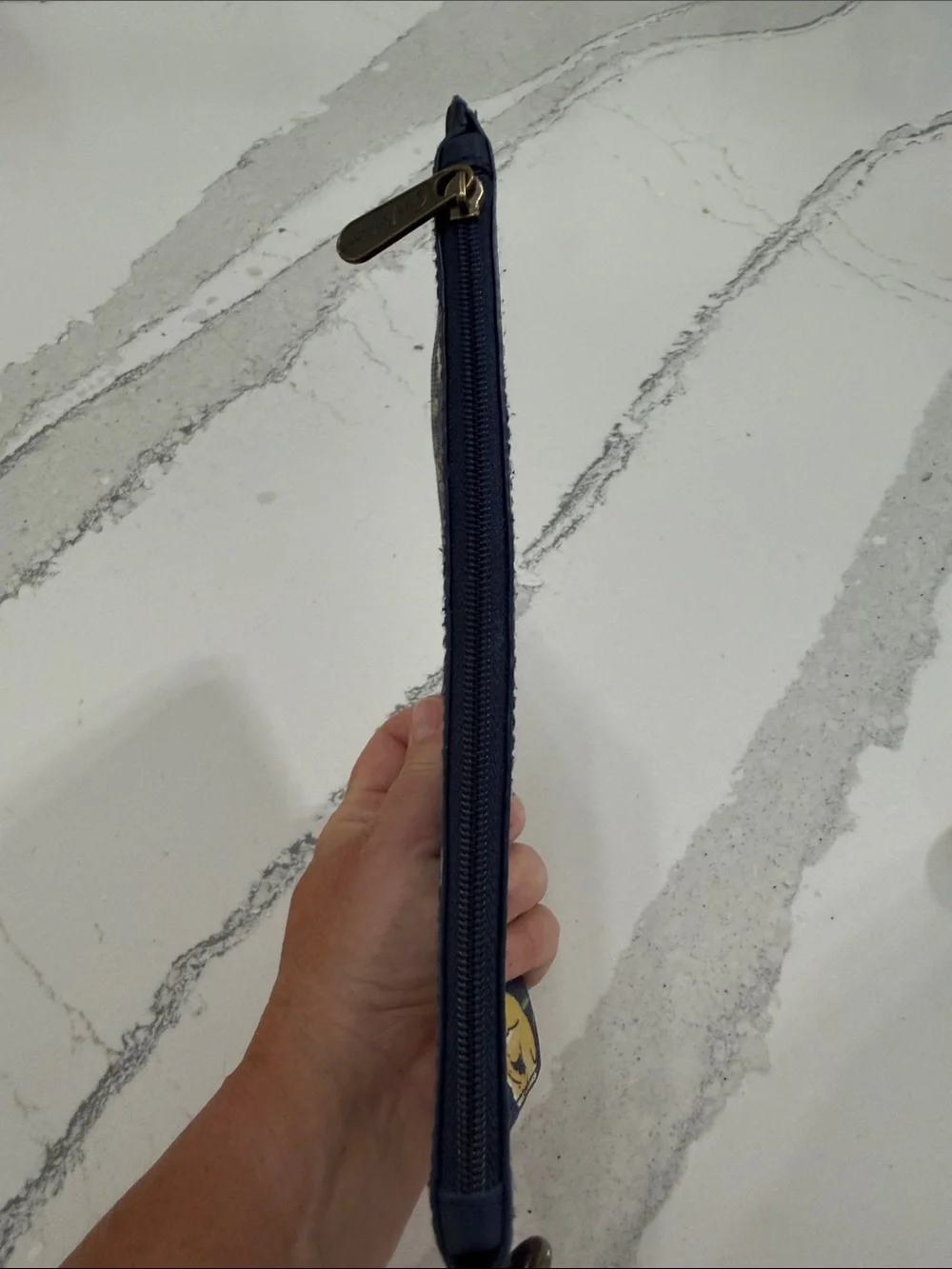 Cath Kidston Navy Floral Cosmetic Pouch